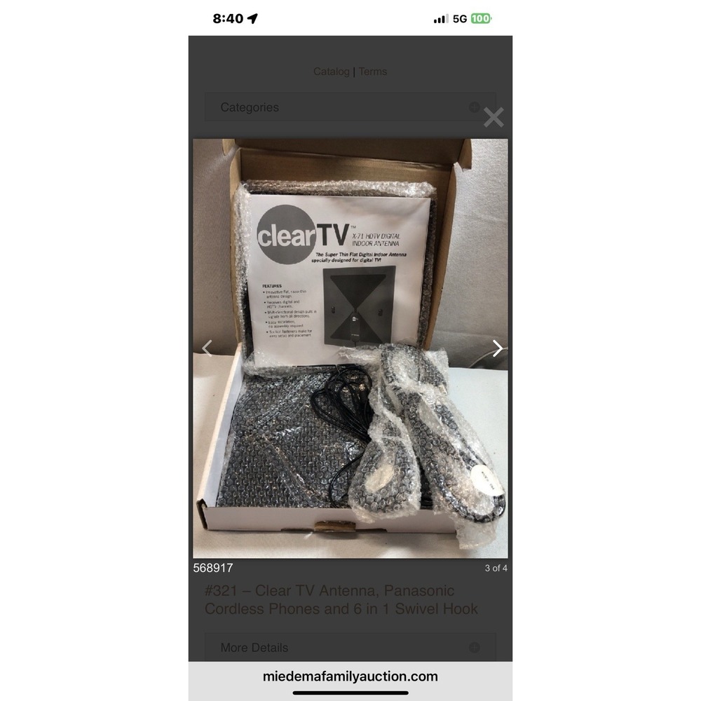 Clear TV Antenna Indoor ‎ X-71 HDTV Amplified Digital TV Antenna
